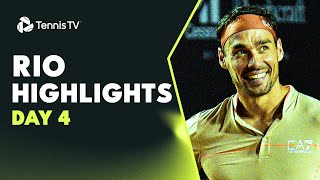 Alcaraz vs Fognini in Thriller Cerundolo Lajovic Feature  Rio 2023 Highlights Day 4 [upl. by Tadashi]