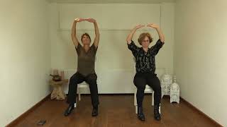 Stoelyoga dans Stayin Alive an de Bee Gees [upl. by Kamaria]