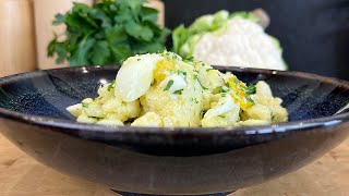 Salade de chou fleur oeuf et persil [upl. by Seiter]