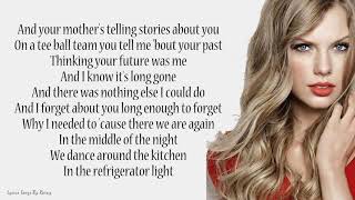 Taylor Swift  All Too Well  Lyrics Songs [upl. by Orodoet276]