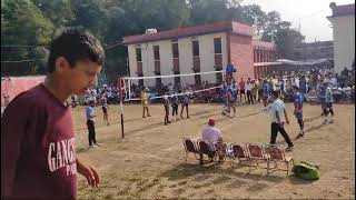 Hostel Sandhol vs Shimla u19 boys volleyball 2024 [upl. by Htiduj460]