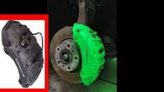 Complete Guide How To Paint BRAKE CALIPERS Yourself [upl. by Bradlee]