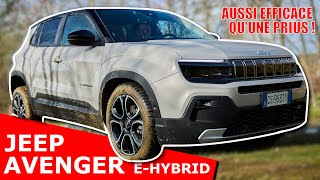 JEEP AVENGER eHYBRID  lhybride 48V aussi efficace quune Toyota Prius [upl. by Hcurab]