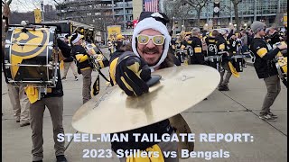 STEELMAN TAILGATE REPORT 2023 Stillers vs Bengals [upl. by Aivata636]