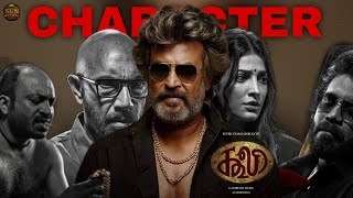 COOLIE  CHARACTER  super star Rajnikanth  sarath kumar  Sruthi  Anirudh music  lokesh film [upl. by Selina]