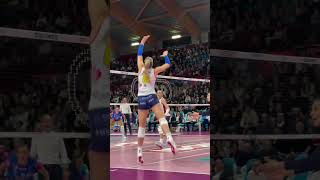 LOOOONG RALLY SCANDICCI 🔥💣 volley volleyball ilovevolley pallavolo [upl. by Bourke494]