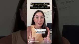 Italian Adjectives QUALCHE and ALCUNI what’s the difference [upl. by Iana]