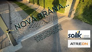 Betonovanie stlpikov  rekonstrukcia oplotenia a brány svojpomocne ✌ part7 [upl. by Elauqsap181]