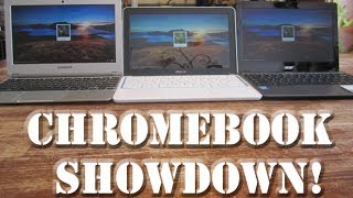 Samsung Chromebook XE303C12 vs Google HP Chromebook 11 vs Acer C720 Chromebook [upl. by Portingale]