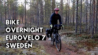 Bike Camping On Top Of Of A Mountain  Along Eurovelo 7 Sweden [upl. by Euqinay]