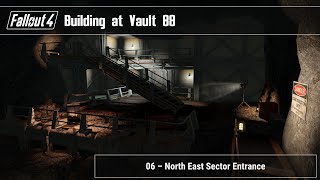 Fallout 4 Building at Vault 88 06  North East Sector Entrance [upl. by Asirral788]