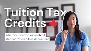 TUITION TAX CREDITS Explained for Canadian Students T2202 TD1 amp T1213 forms [upl. by Veronike]