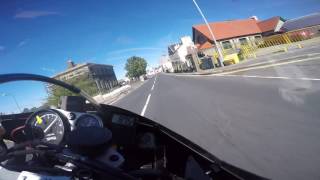 WizNorton Racing 2016 Superbike Classic TT Race Onboard [upl. by Allemac]