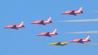 Red Arrows 2024 season launch Gnat formation and training flights [upl. by Nedah]