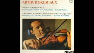 Bruch Violin Concerto n1  Arthur Grumiaux  Concertgebouworkest Haitink [upl. by Aerdnas]