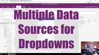 PowerApps Multiple Data Sources [upl. by Noillimaxam]