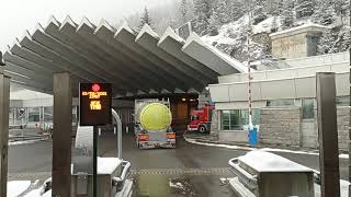 Cabin Truck ViewHighway of Mont Blanc Mont Blanc Tunnel full View ChamonixCourmayeur [upl. by Ecnaret]