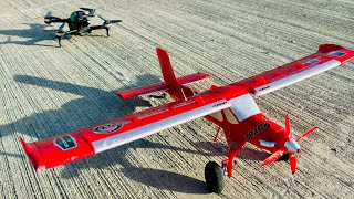 Eflite Mini Draco Captured by DJI FPV Drone [upl. by Kinnon257]