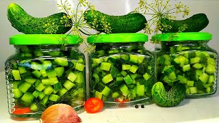 🥒🥒ОБЯЗАТЕЛЬНО ДЕЛАЮ КАЖДЫЙ ГОД ТАКИЕ ОГУРЦЫ ВЫРУЧАЙКА НА ЗИМУ ДЛЯ САЛАТОВ [upl. by Cyrille]