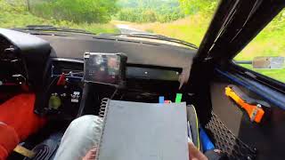 15° Rally Valli Cuneesi Storico PS2 Brondello CODRIVERS EYE POV [upl. by Zeiger]