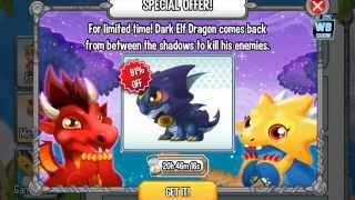 How to get Dark Elf Dragon 100 Real Dragon City Mobile [upl. by Grega]