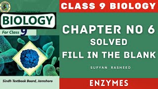 Chapter 6 Solved Fill in the blanks  Class 9 Biology  Sindh Board  Biological Virus [upl. by Hamrah]