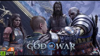 God of War Ragnarök  Atreus Liberta o Lobo Garm em Helheim  Gameplay no PCPTBR [upl. by Annaeel]