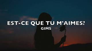 Maître Gims  EstCe Que Tu MAimes Lyrics Lyric Video [upl. by Gove946]