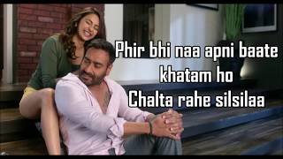 Tu Mila To Haina Lyrics  De De Pyaar De  Ajay Devgn Rakul  Arijit Singh Amaal Mallik [upl. by Ilrebmyk]