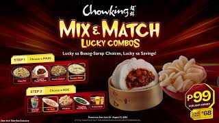 Chowking Mix amp Match Lucky Combos [upl. by Rosecan771]