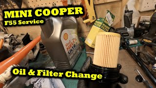 2015 Mini Cooper D F55 F56 amp F57 Engine Oil amp Oil Filter Change Service HOW TO DIY Tutorial [upl. by Azar]