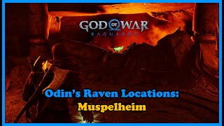 God Of War Ragnarök Odins Raven Locations Muspelheim​ [upl. by Fabi]