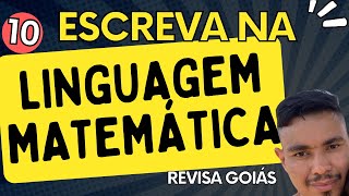 Escreva a equação que traduz o enunciado em cada item REVISA GOIÁS 1° ano Professor Euler Matemática [upl. by Yager]