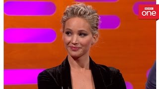 Chris Pratt and Jennifer Lawrences yearbook awards  The Graham Norton Show 2016 Episode 9  BBC [upl. by Brunell]