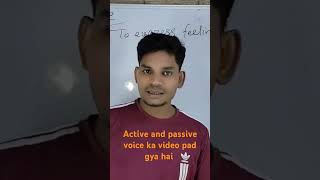 Introduction Active and Passive voice [upl. by Senzer789]