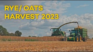 Rye Oats Harvest 2023 Highlights [upl. by Ahseikram]