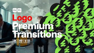 Premium Transitions Logo After Effects Template  Premiere Pro MOGRTs [upl. by Bostow]