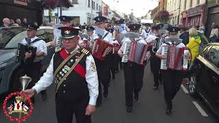 Milltown Accordion Band  Dunloy Accordion Band Parade 2024 [upl. by Neilson]