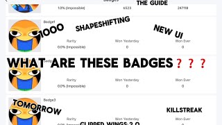 What are the guide updates badges  potential badges for slap battles guide update [upl. by Nielson]