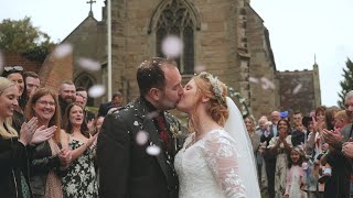 Hanbury Barns Wedding Staffordshire  Alexander and Rachel [upl. by Jesh]