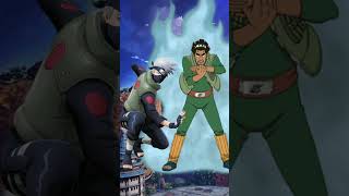 Kakashi Vs Might Guy  Who is Strongest  naruto kakashi shorts anime edit vs [upl. by Yemerej378]