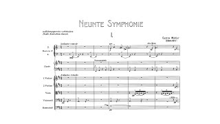 Mahler Symphony No 9 with Score [upl. by Alehtse445]