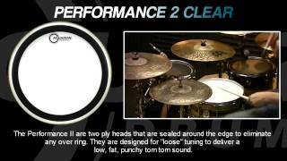 Aquarian Heads  Performance II Clear Drumheads [upl. by Taylor4]