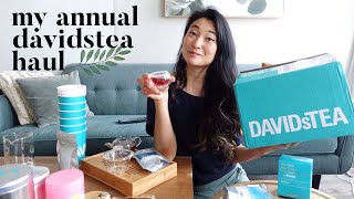 My Annual DAVIDsTEA Haul 2022 Stocking Up On Discontinued Flavors [upl. by Lehcear]