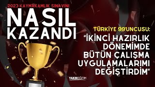 2023 Kaymakamlık Sınavını Nasıl Kazandı Türkiye 99uncusu Anlatıyor [upl. by Zuleika23]