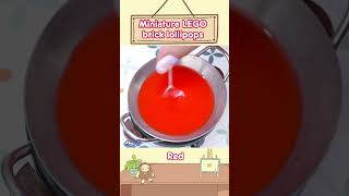 Amazing Tips for Making Mini LEGO Brick Lollipops 🍭  Delicious Mini Candy Magic [upl. by Brion667]