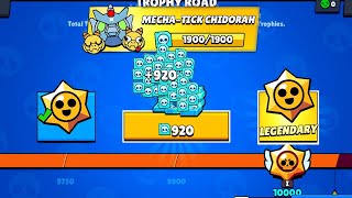 RECORD 🔥3 LEGENDARY 12 NEW BRAWLERS 😱10000 TROPHY ROAD🔥 BRAWL STARS UPDATE [upl. by Ashbey]