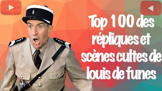 Top 100 des répliques et scènes cultes de Louis de Funès [upl. by Aicram]