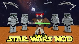 This Star Wars Mod Is SO COOL  Minecraft Mod Showcase [upl. by Jurgen979]