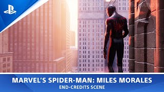 Marvels SpiderMan Miles Morales  EndCredits Scene [upl. by Ruyam464]